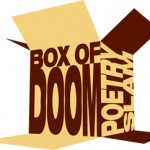 Box of Doom Poetry Slam. Logo by Gary Hoare.