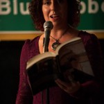 Meaghan Ford reads a cover straight out of the brand-new Cantab anthology. Photo by Marshall Goff.