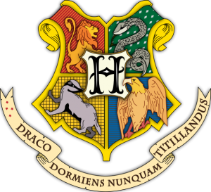 Hogwarts seal courtesy of Wikipedia Commons, based on original design by Eleanor Taylor.